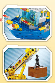 mytooy Marine Boote Klemmbausteine