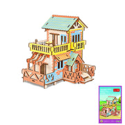 Holz Puzzle Modell 3D Drei-dimensional kinder Pädagogisches Spielzeug