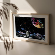 Raum Planeten Astronaut Kratz Malerei Spielzeug