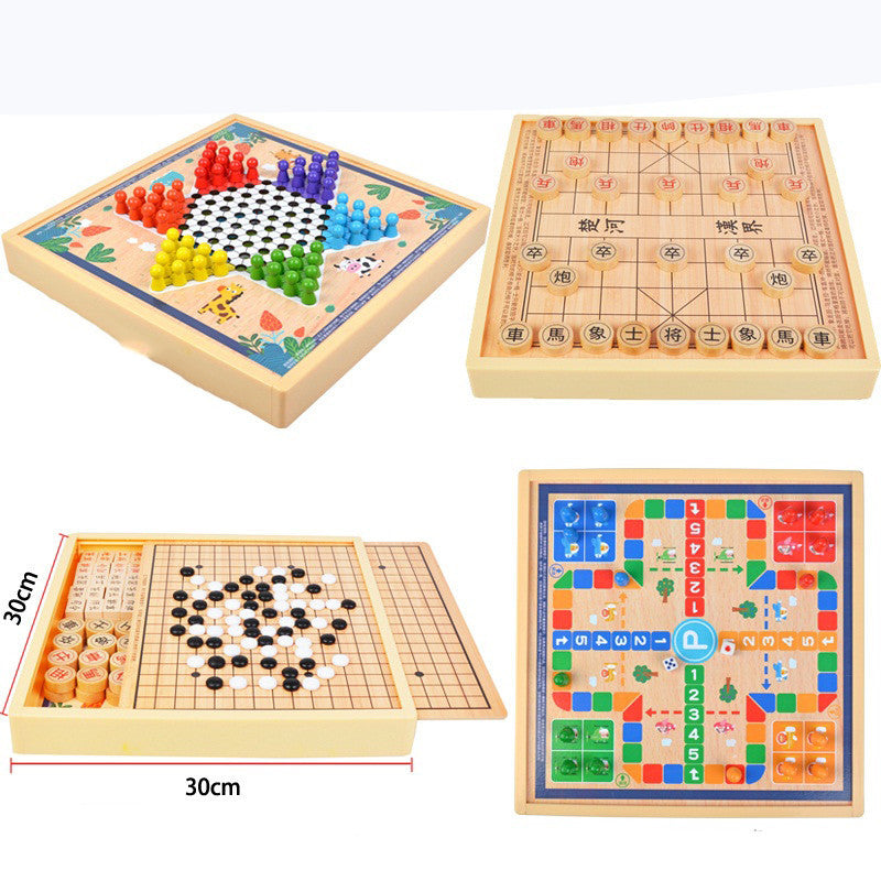 mytooy Holz-Brettspiel Sammlung