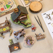 Elf Paradise Stereo Hand montierte Buch Stand Modell Dekoration Spielzeug