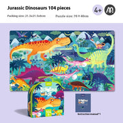 Flugzeug-Tier-Puzzle Kinder-Puzzle Papier-Spielzeug