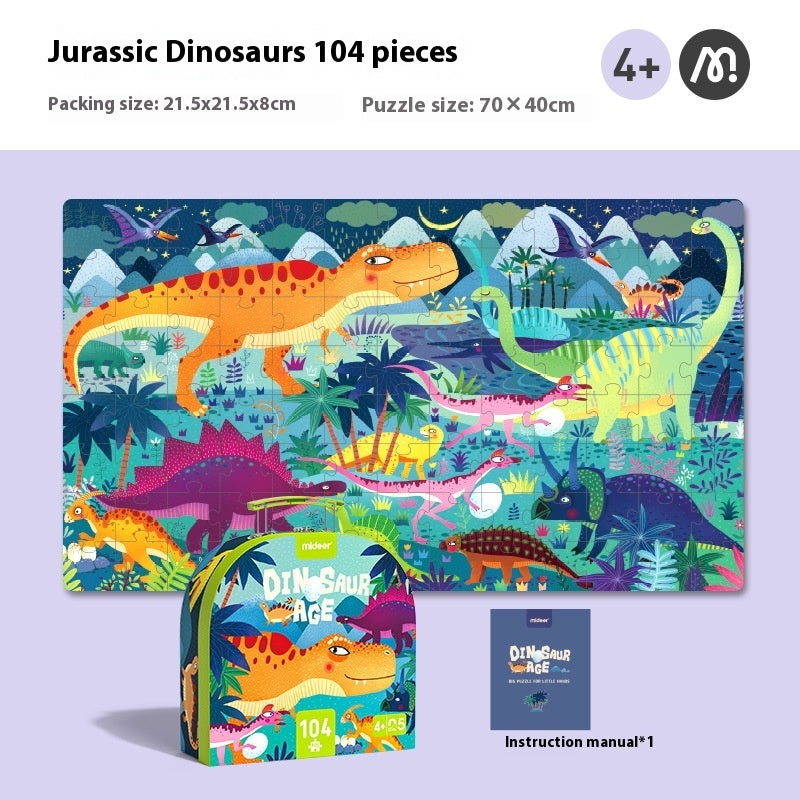 Flugzeug-Tier-Puzzle Kinder-Puzzle Papier-Spielzeug