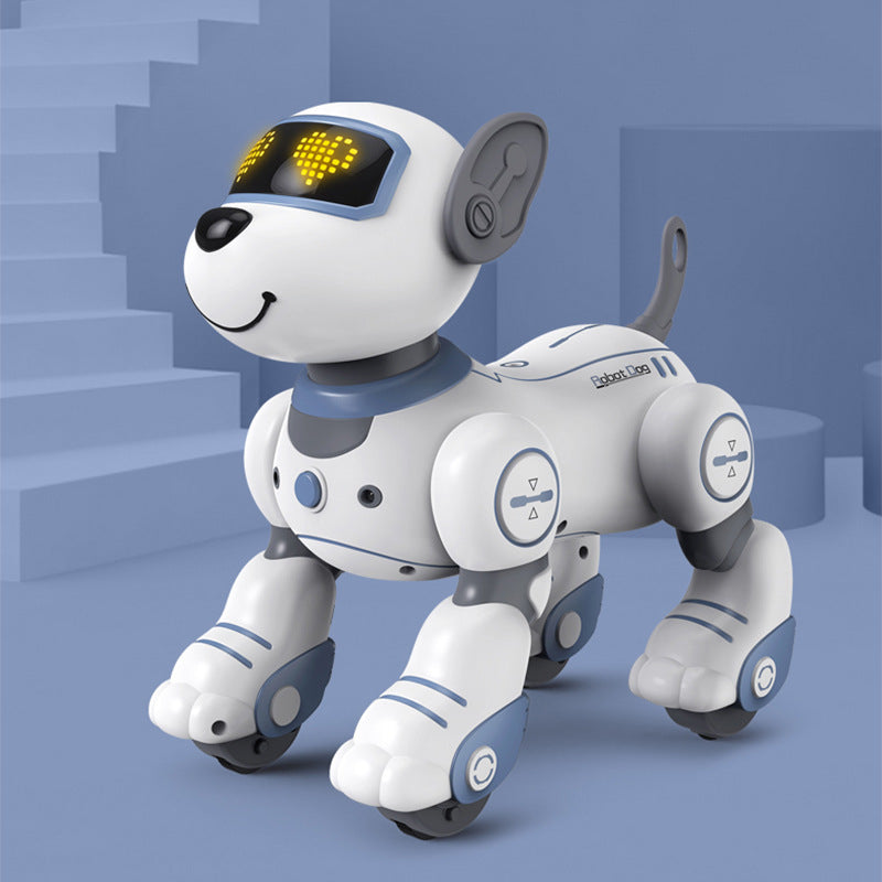 Dog roboter Spielzeughund mit LED Augen in moderner Roboter Optik