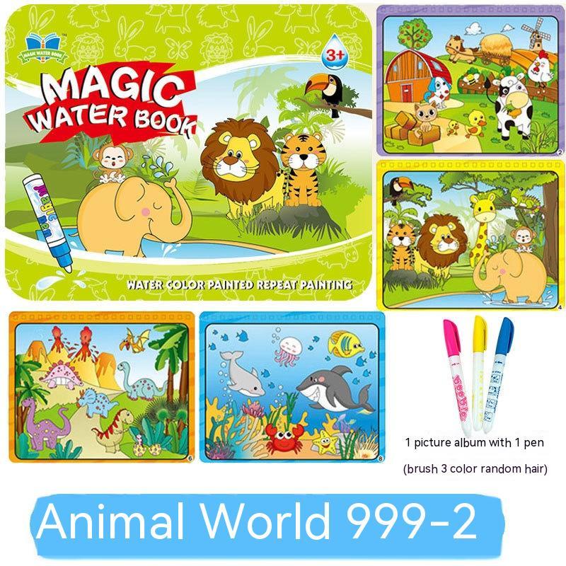 Kinder magisches Wasser album wieder verwendbares Wasser malerei früher Bildungs spielzeug