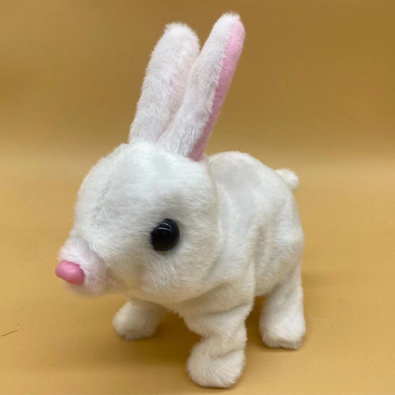 Simulation Pet Plüsch Elektrische Weiß Kaninchen Spielzeug