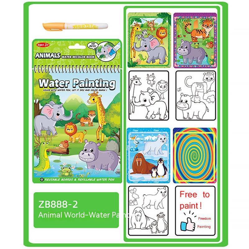 Kinder magisches Wasser album wieder verwendbares Wasser malerei früher Bildungs spielzeug