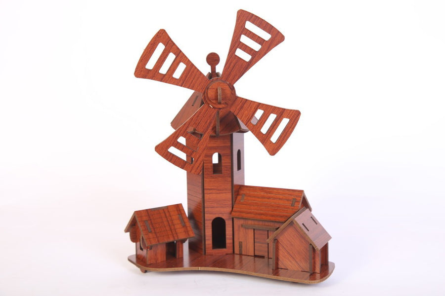 3D Drei dimensionale Holz puzzle Modelle Kinder-DIY-Spielzeug