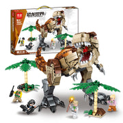 Dinosaurier Welt kinder Puzzle Montiert Gebäude Block Spielzeug