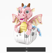 Kleine Partikel Bausteine Dinosaurier Modell Patchwork Pädagogisches Spielzeug