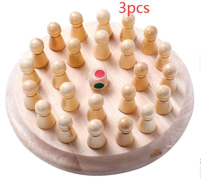 Kind Holz Puzzle Spielzeug Speicher Schach