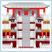 Bausatz-Serie Kinder-Puzzle-Zusammenbau-Spielzeug Kompatibel mit kleinen Partikeln der chinesischen Schneelandschaft
