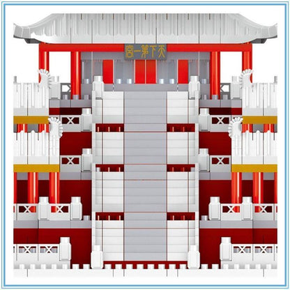 Bausatz-Serie Kinder-Puzzle-Zusammenbau-Spielzeug Kompatibel mit kleinen Partikeln der chinesischen Schneelandschaft