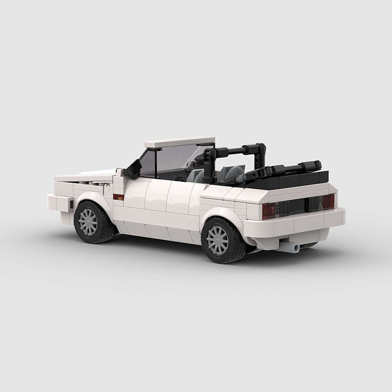 "Small Particle MK1 Cabriolet Racing MOC Zusammengebautes Bauklötze Spielzeug"