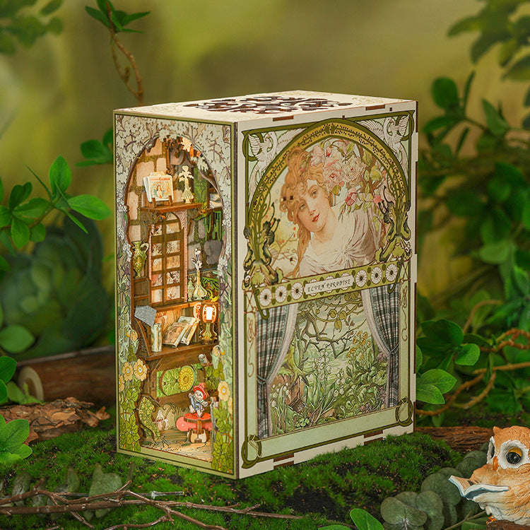 Elf Paradise Stereo Hand montierte Buch Stand Modell Dekoration Spielzeug