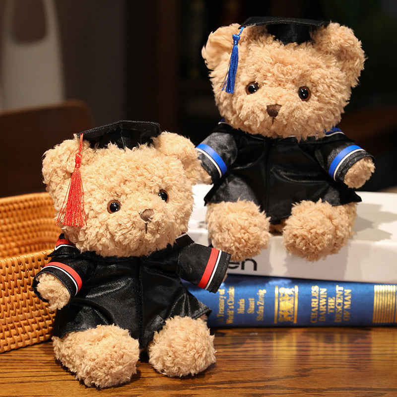 "Teddy-Bär Puppe im Doktoranzug Plüschspielzeug"
