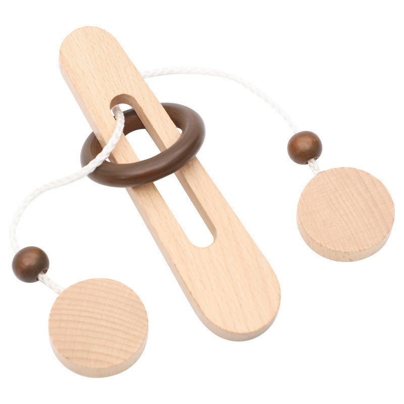Holz Magische Ring Flucht Zu Lösen Die Ring Geistigen Spielzeug