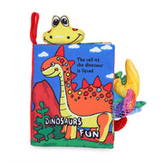 "Tier-Schwanz-Stoffbuch Frühe Bildung Stoffspielzeug für Kinder und Säuglinge"