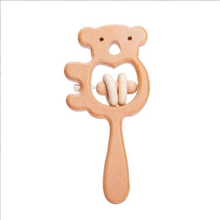 Baby Beruhigende Holz spielzeug - Hand rassel DIY Beruhigende Holz spielzeug