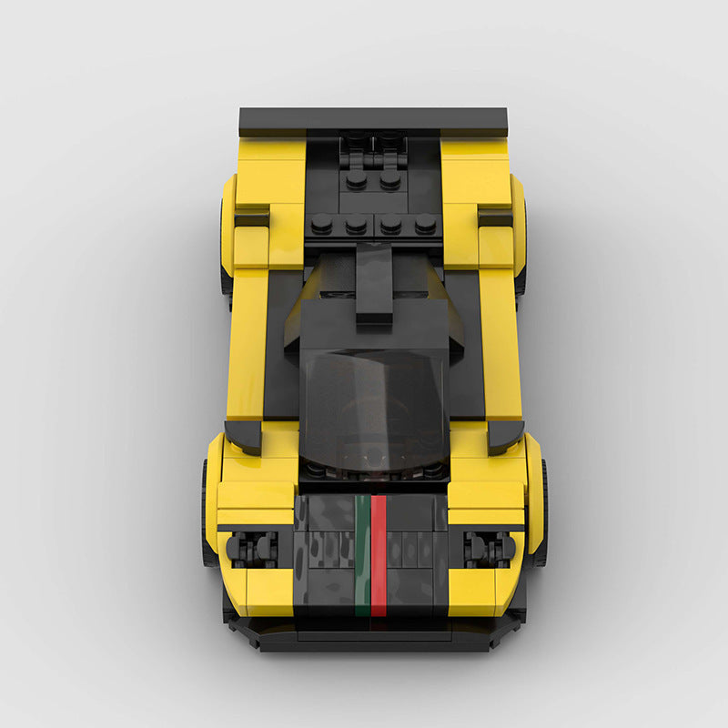 Baustein DIY Pädagogisches Auto Kinderspiel zeug