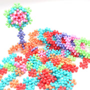 Kreative DIY Bausteine 3D Pflaumenblüte Kinderspielzeug