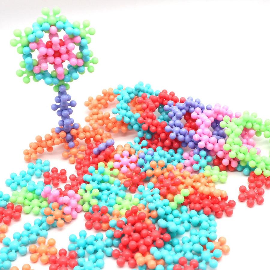 Kreative DIY Bausteine 3D Pflaumenblüte Kinderspielzeug