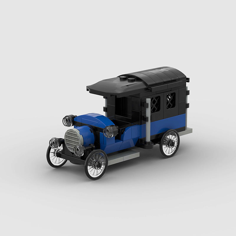 Retro Mini Klassiker Auto Rennwagen Cabrio Puzzle Kleine Partikel Zusammengebautes Spielzeug