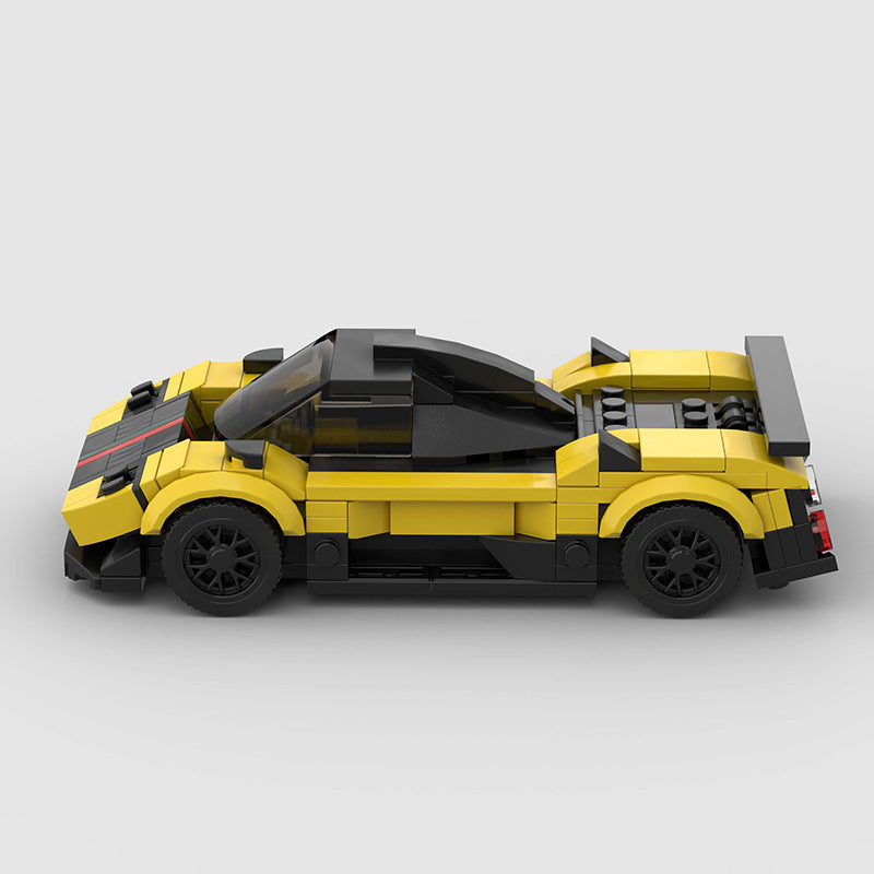 Baustein DIY Pädagogisches Auto Kinderspiel zeug