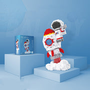 Astronaut Modellierung Tiny Bausteine Partikel Montiert Spielzeug