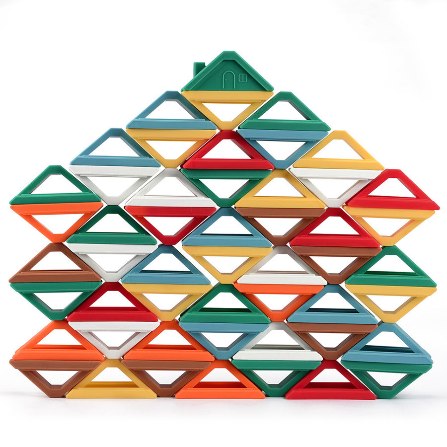 Silikon Jenga Bausteine kinder Spielzeug Frühe Bildung