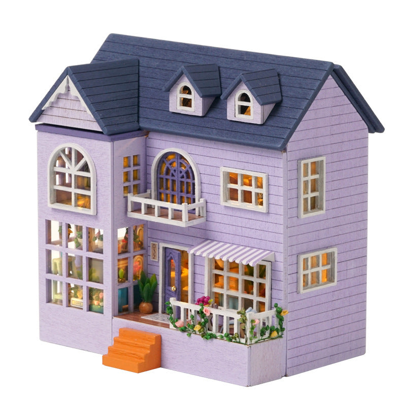 DIY Moshou Manor Glücklich Manor Holzhaus Spielzeug