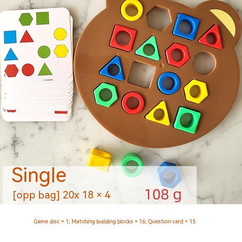 „Kinder Geometrische Form Zuordnungs Desktop Lernspielzeug“