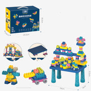 "Kindergarten-Bauklötze aus Kunststoff, zusammengebautes Lernspielzeug, tragbares Geschenkset in einer Box"