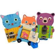 mytooy Montessori Lernspielzeug intelligentes Schloss-Set