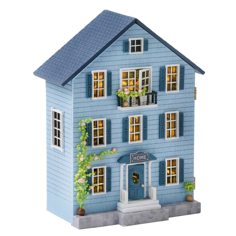 DIY Moshou Manor Glücklich Manor Holzhaus Spielzeug