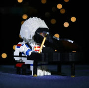 Astronaut Modellierung Tiny Bausteine Partikel Montiert Spielzeug