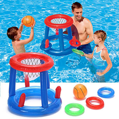 "Aufblasbarer Basketballständer für Kinder – Outdoor-Schwimmbecken aufblasbare Spielzeuge"