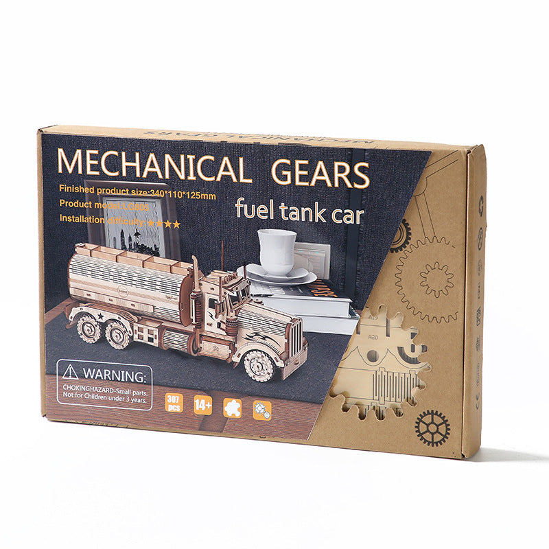 mytooy 3D Holzpuzzle Tankwagen