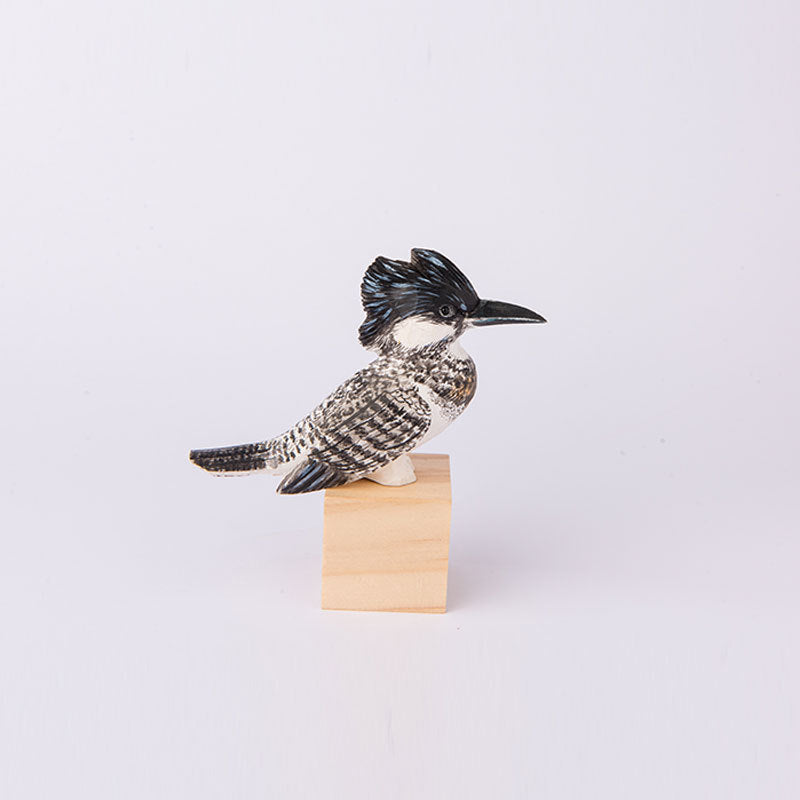 Holz schmuck aus Holz für Kinder, kleiner fetter Vogel