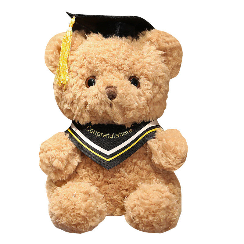 "Teddy-Bär Puppe im Doktoranzug Plüschspielzeug"