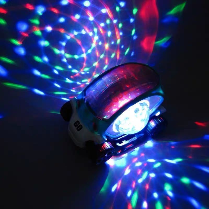 Cooles Raumkapsel-Auto 3D-Licht Mit Musik Kinderspielzeug