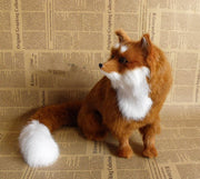 Tiere Simulation Ornament Gelb Fuchs Plüsch Spielzeug
