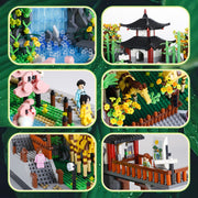 Micro-körnige Bausteine Diy Scenic Gebäude Spielzeug