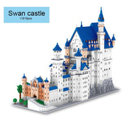 LZ8020 Miniatur Diamant Partikel New Swan Baustein Spielzeug