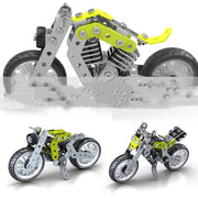 Metall Bausteine Motorrad Modell Montage Spielzeug Jungen Erwachsene High Schwierigkeit