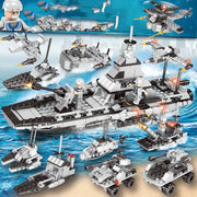 Hochsee Schlachtschiff aus Klemmbausteinen für kreative Spielwelten