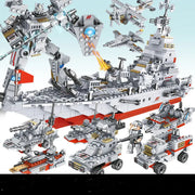 Rotes Meer Kreuzer als maritimes Einsatzfahrzeug aus Klemmbausteinen