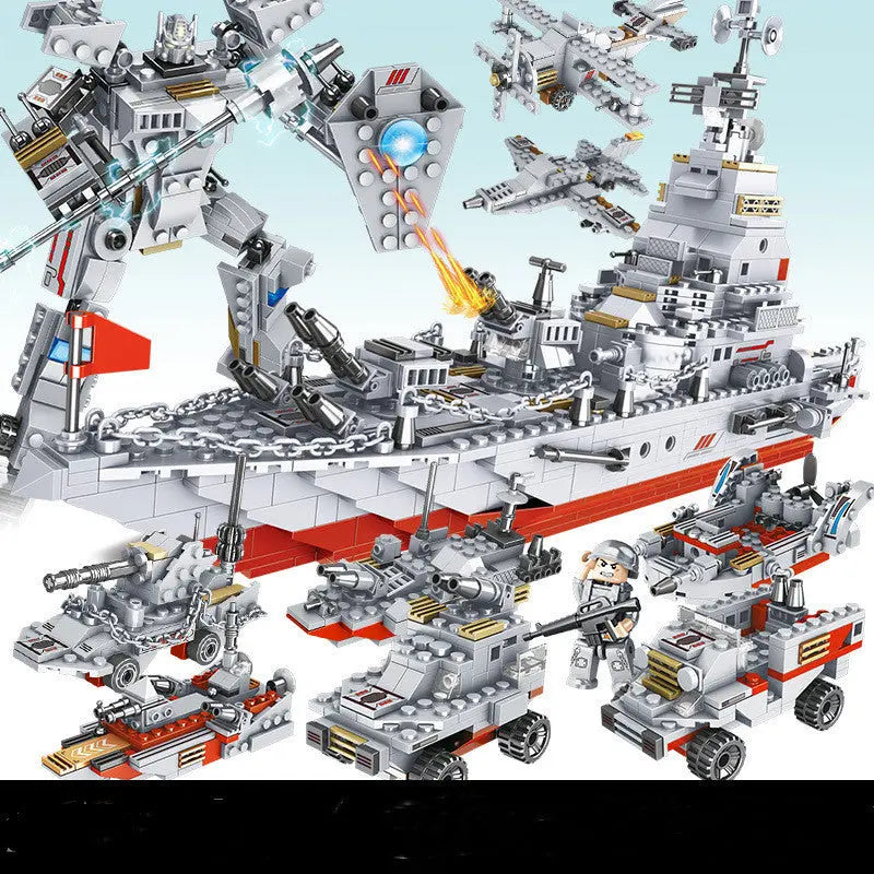 Rotes Meer Kreuzer als maritimes Einsatzfahrzeug aus Klemmbausteinen