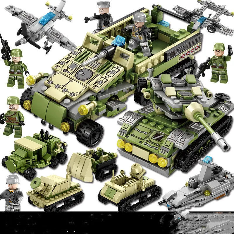 Stahl Legion Einsatzfahrzeug aus Klemmbausteinen mit robuster Bauweise