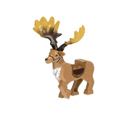 "Tierisches Rehkitz Weihnachtsmann-Szenen-Zubehör Kleine Bausteinspielzeuge"